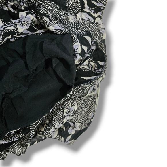 Style & Co Collection Petite Black Floral Maxi Dress – Size 10P gently used - Picture 3 of 8